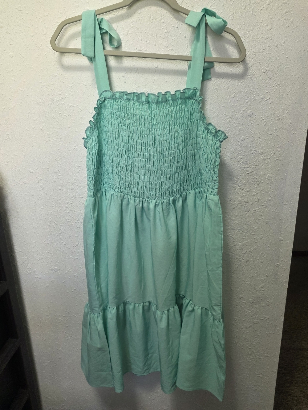 Women's Mint Tie-Shoulder Sundress